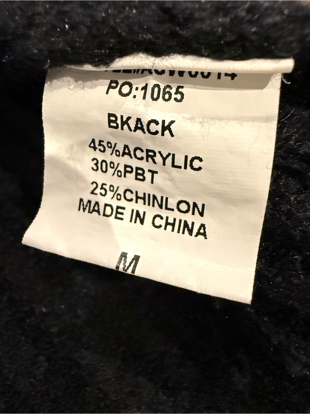 Priceless Black Ribbed Oversized Turtleneck Sweater - Picture 6 of 7